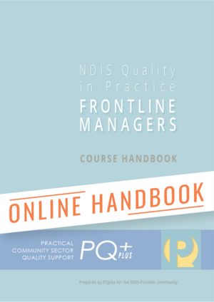 NDIS QUALITY IN PRACTICE: Frontline Managers